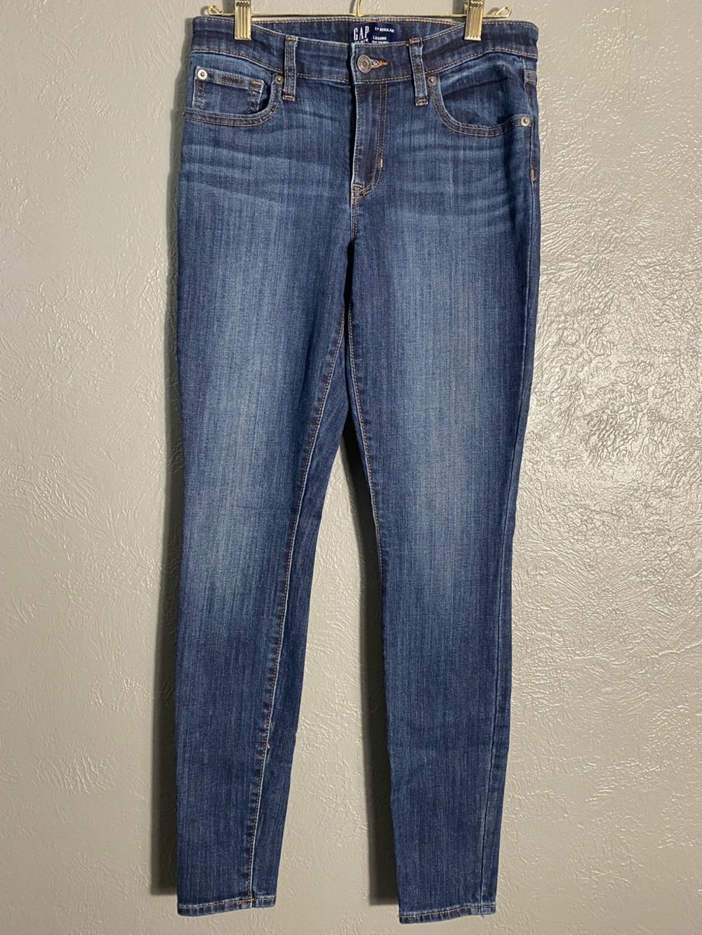 Gap Legging Jeans 27R Medium Wash Skinny Stretch Denim Regular Casual Everyday